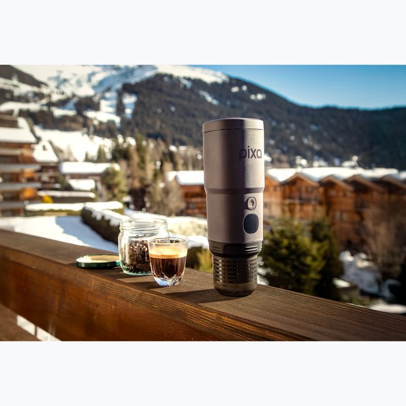 Переносна кавоварка Wacaco Pixapresso 120 ml dark burgundy 14