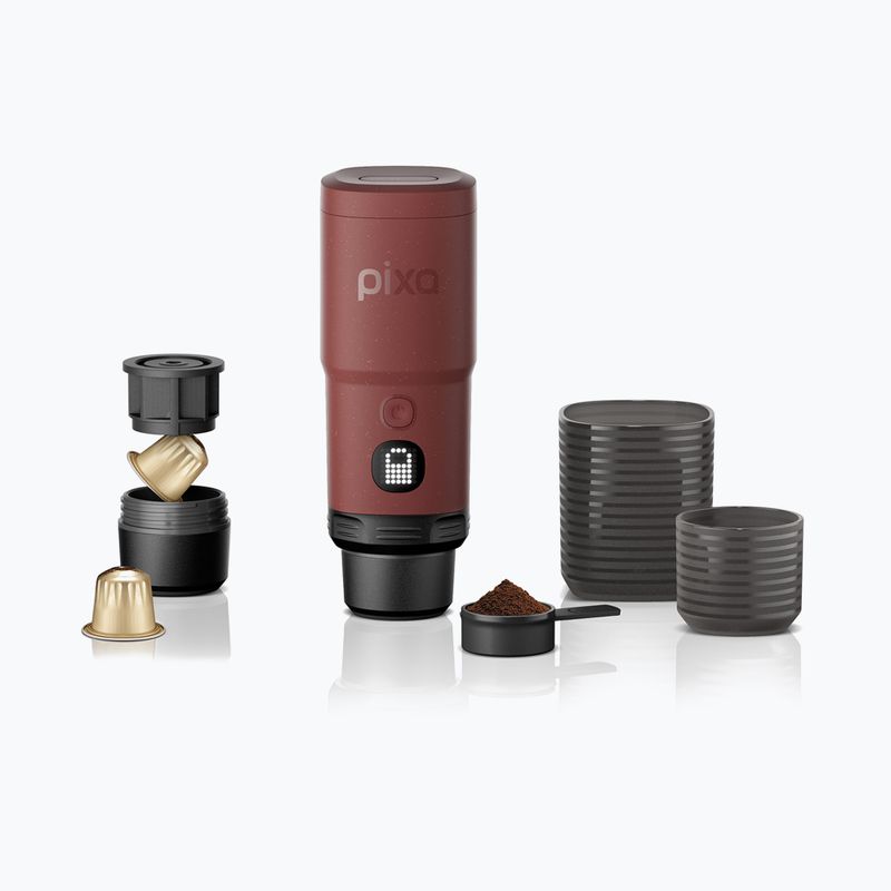 Переносна кавоварка Wacaco Pixapresso 120 ml tuscan red 5