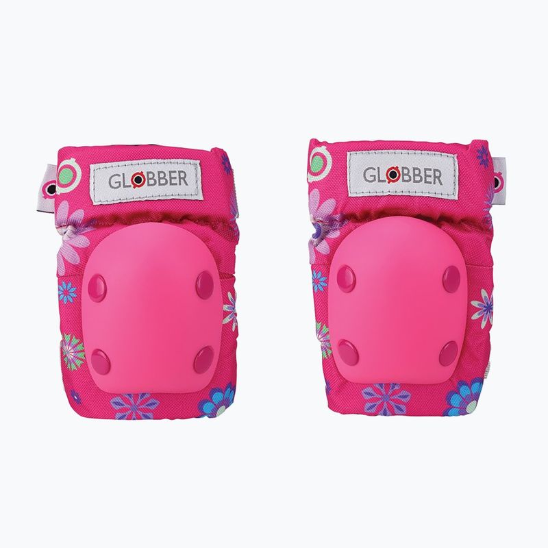 Набір захисту дитячий Globber Toddler deep pink/flowers 2