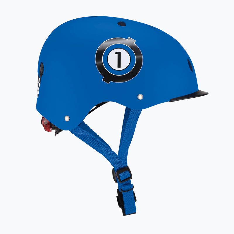 Шолом дитячий Globber Elite Lights navy blue racing 2