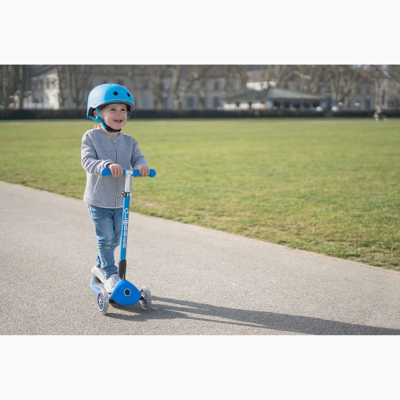 Шолом дитячий Globber Elite Lights navy blue racing 11