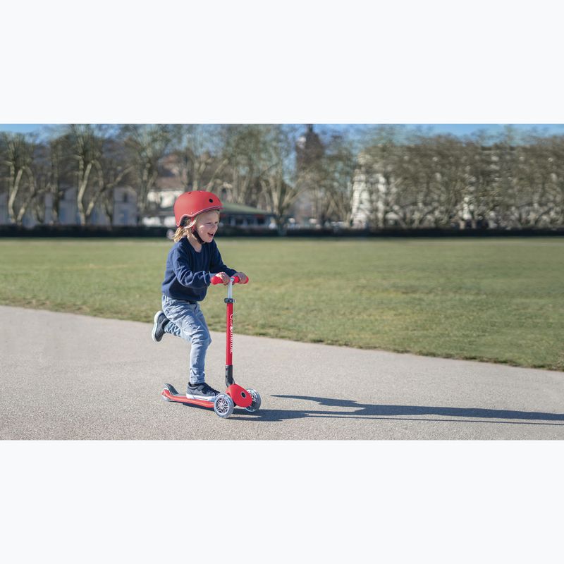 Шолом дитячий Globber Elite Lights new red racing 9