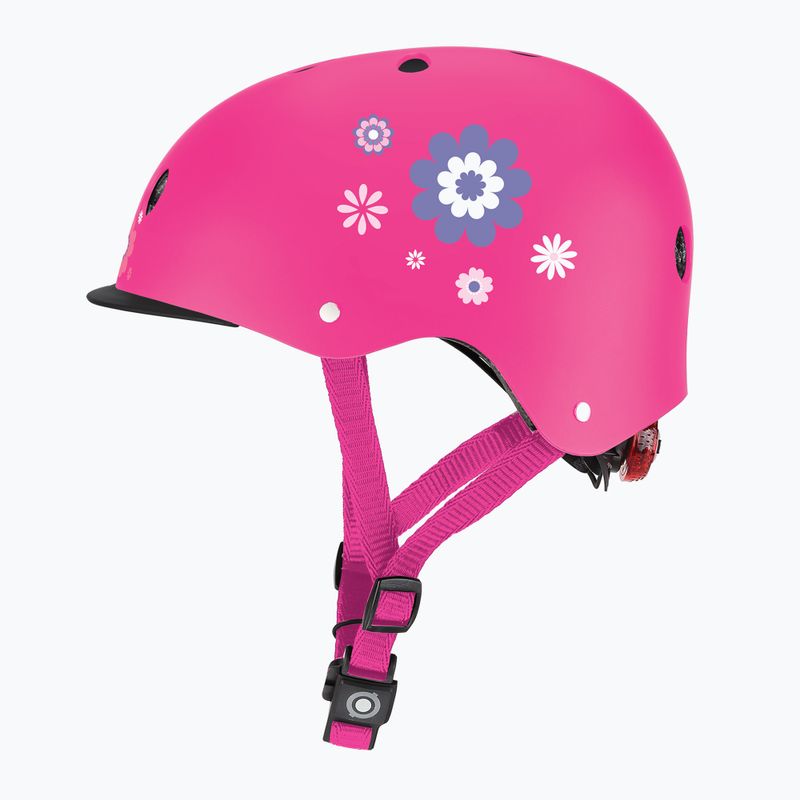 Шолом дитячий Globber Primo Fantasy deep pink flower 2