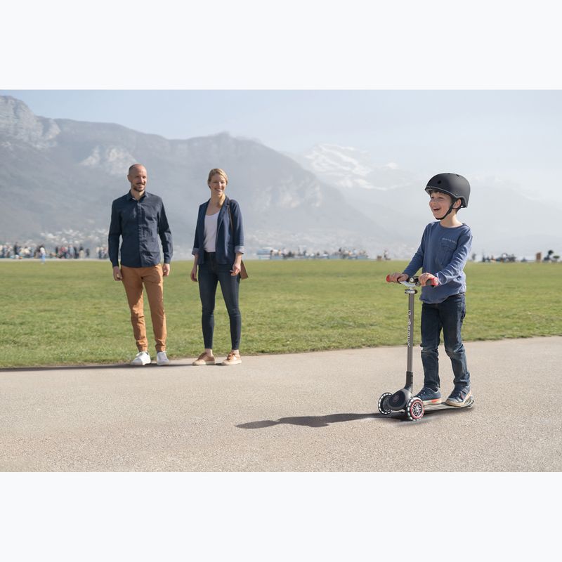 Шолом дитячий Globber Elite Lights black 8 ball 10