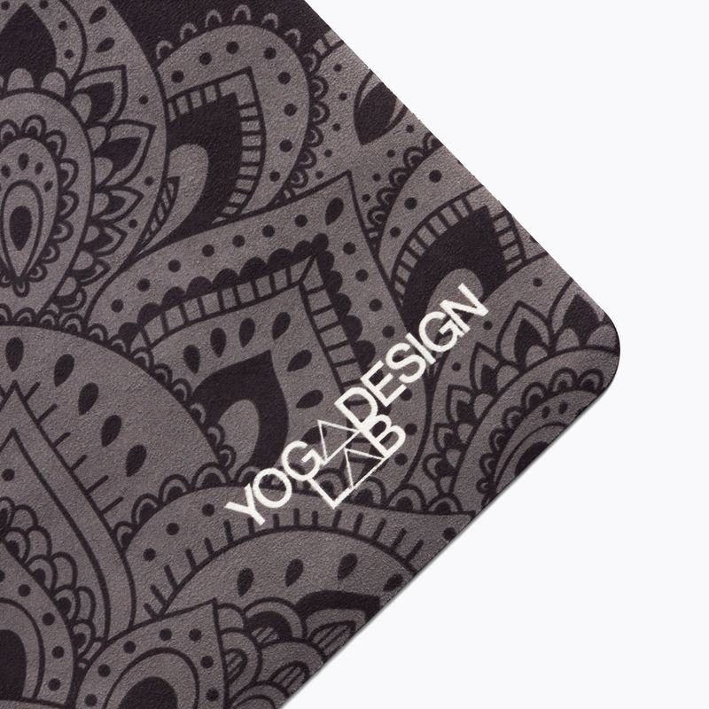 Килимок для йоги (для подорожей)  Yoga Design Lab Combo Yoga 1,5 мм чорний Mandala Black 3