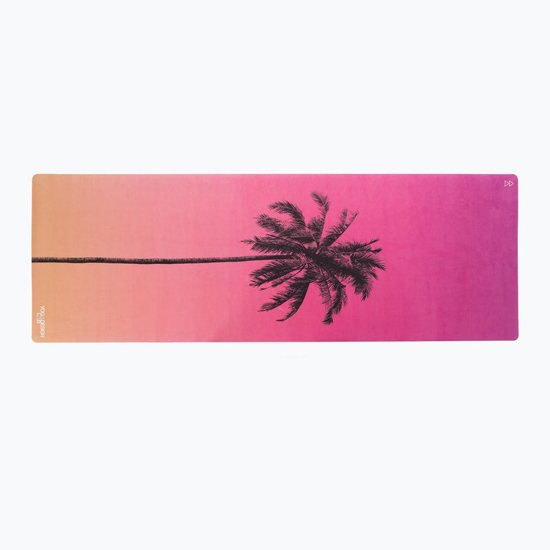 Килимок для йоги (для подорожей)  Yoga Design Lab Combo Yoga 1,5 мм рожевий Venice 2