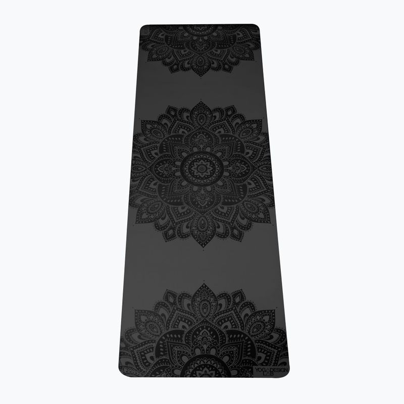 Килимок для йоги Yoga Design Lab Infinity Yoga 5 мм чорний Mandala Charcoal