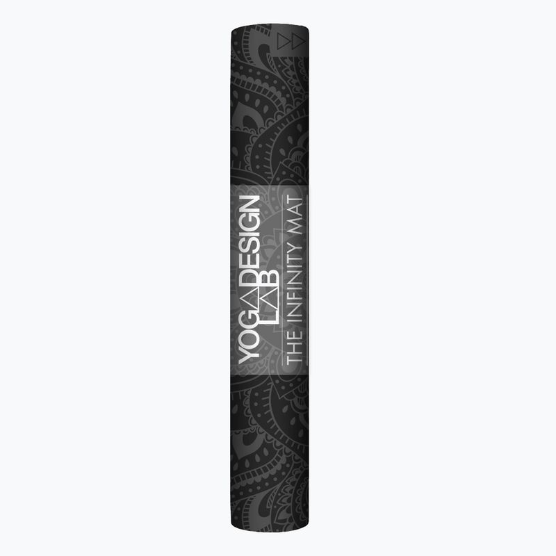 Килимок для йоги Yoga Design Lab Infinity Yoga 5 мм чорний Mandala Charcoal 3