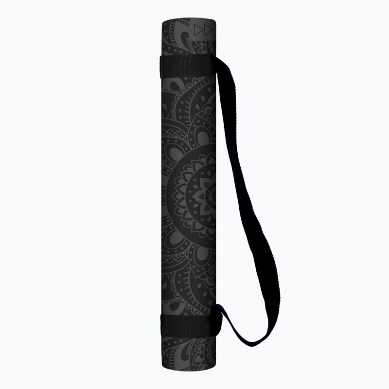 Килимок для йоги Yoga Design Lab Infinity Yoga 5 мм чорний Mandala Charcoal 4