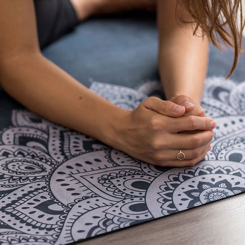 Килимок для йоги  Yoga Design Lab Combo Yoga 3,5 мм темно-синій Mandala Sapphire 6