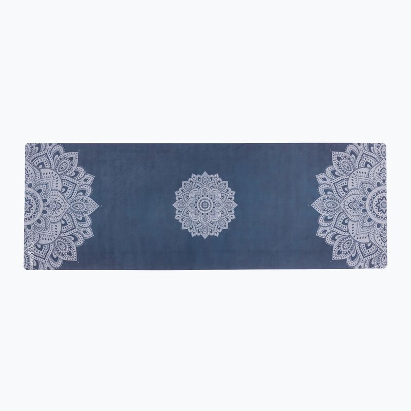 Килимок для йоги (для подорожей)  Yoga Design Lab Combo Yoga 1,5 мм темно-синій Mandala Sapphire 2