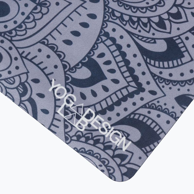 Килимок для йоги (для подорожей)  Yoga Design Lab Combo Yoga 1,5 мм темно-синій Mandala Sapphire 3