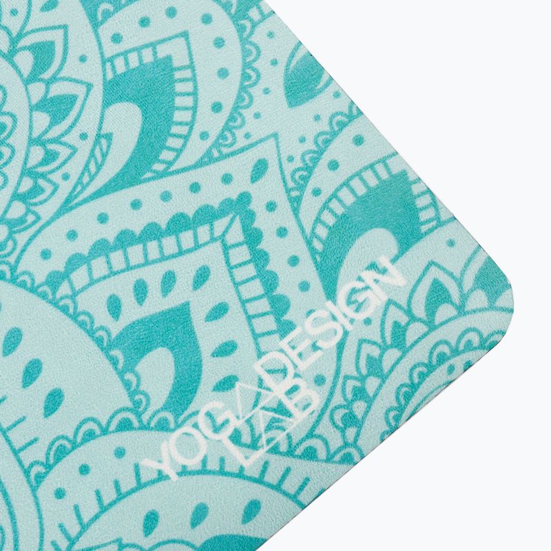 Килимок для йоги  Yoga Design Lab Combo Yoga 5,5 мм синій Mandala Turquoise 3