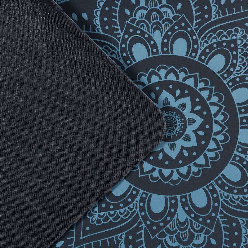 Килимок для йоги  Yoga Design Lab Infinity Yoga 3 мм синій Mandala Teal 4