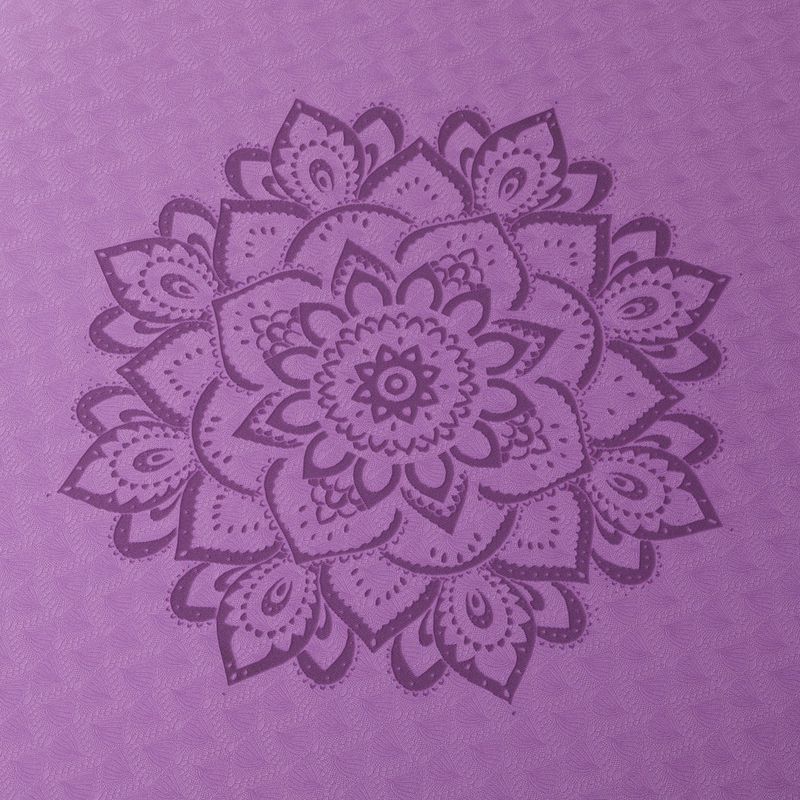 Килимок для йоги  Yoga Design Lab Flow Pure 6 мм фіолетовий Mandala Lavender 4