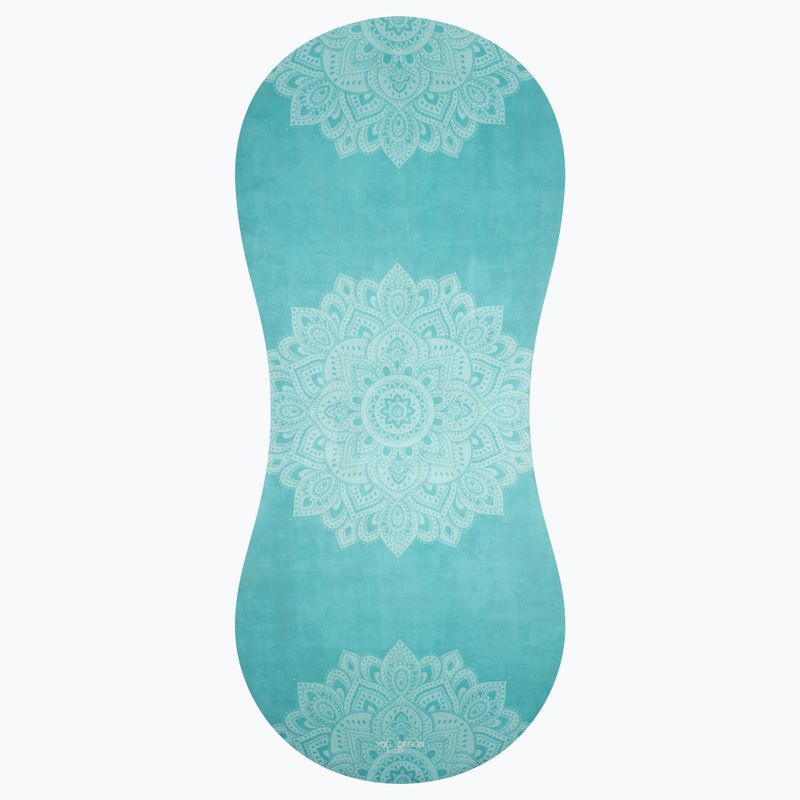 Килимок для йоги  Yoga Design Lab Curve 3,5 мм бірюзовий Mandala Turquoise 5