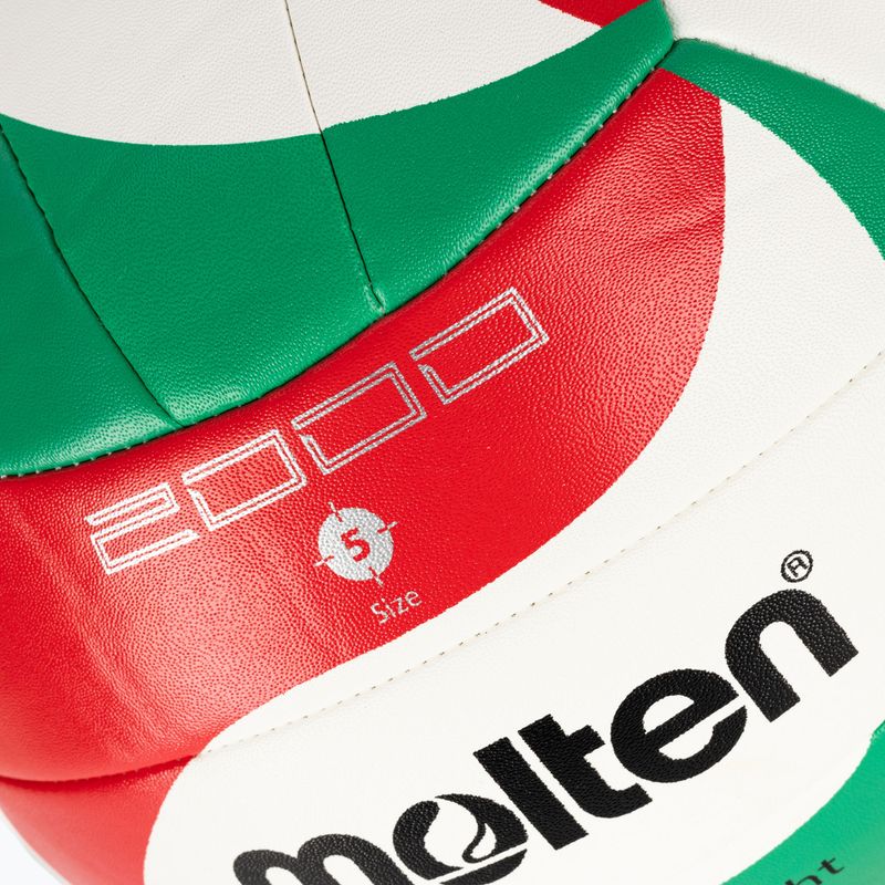 М'яч для волейболу Molten V5M2000-L-5 white/green/red розмір 5 3