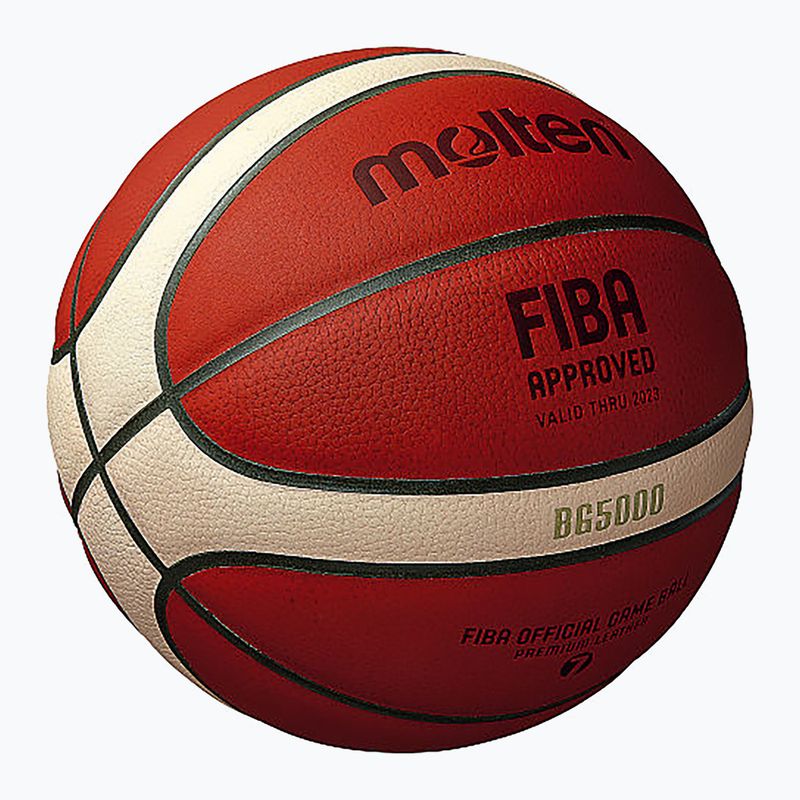 М'яч баскетбольний Molten B7G5000 FIBA brown розмір 7 4