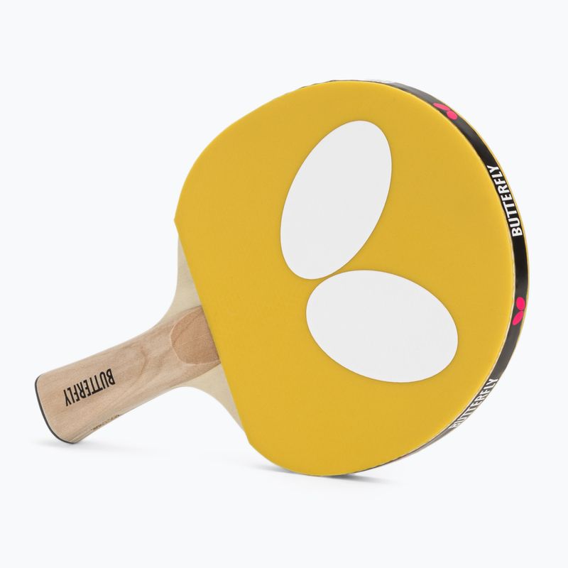 Ракетка для настільного тенісу Butterfly Logo yellow 3
