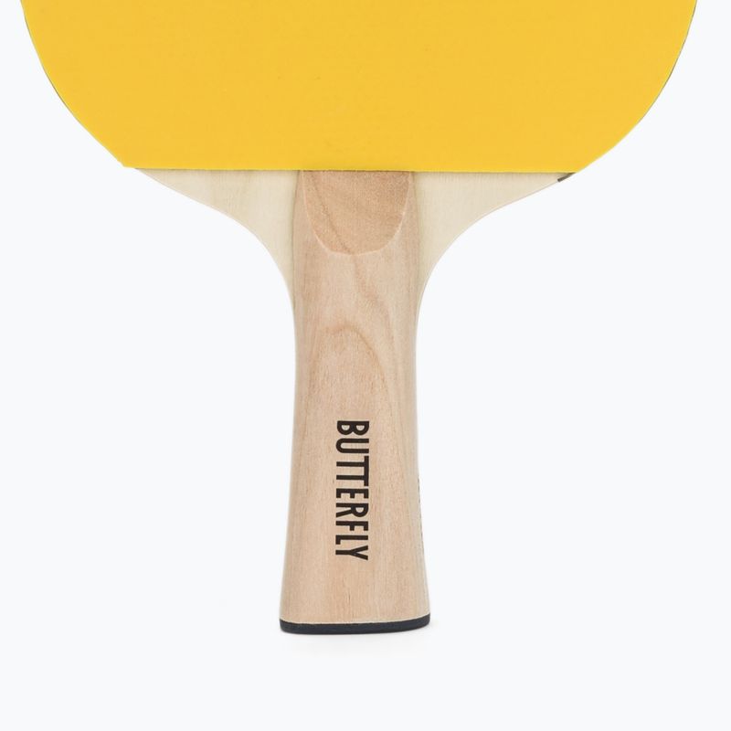 Ракетка для настільного тенісу Butterfly Logo yellow 4