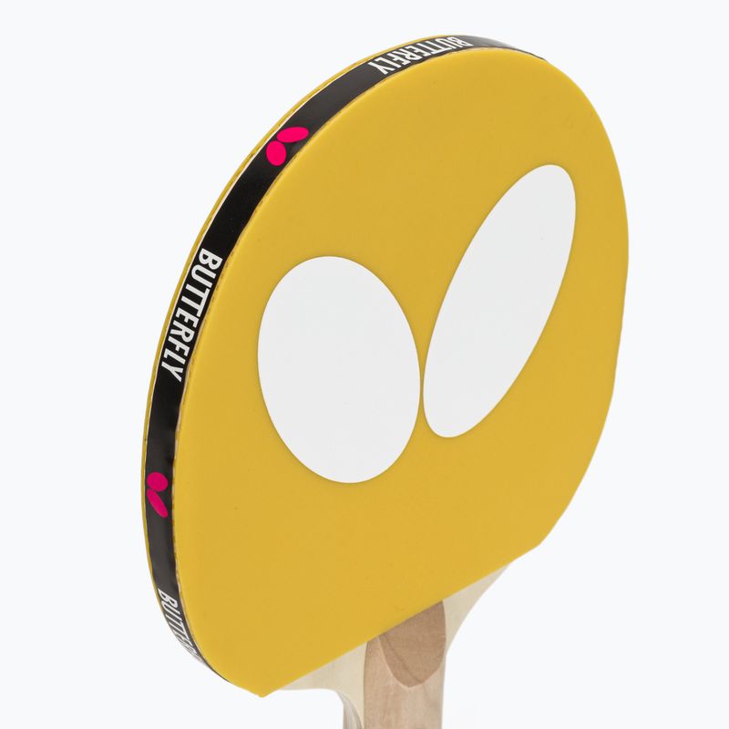 Ракетка для настільного тенісу Butterfly Logo yellow 6