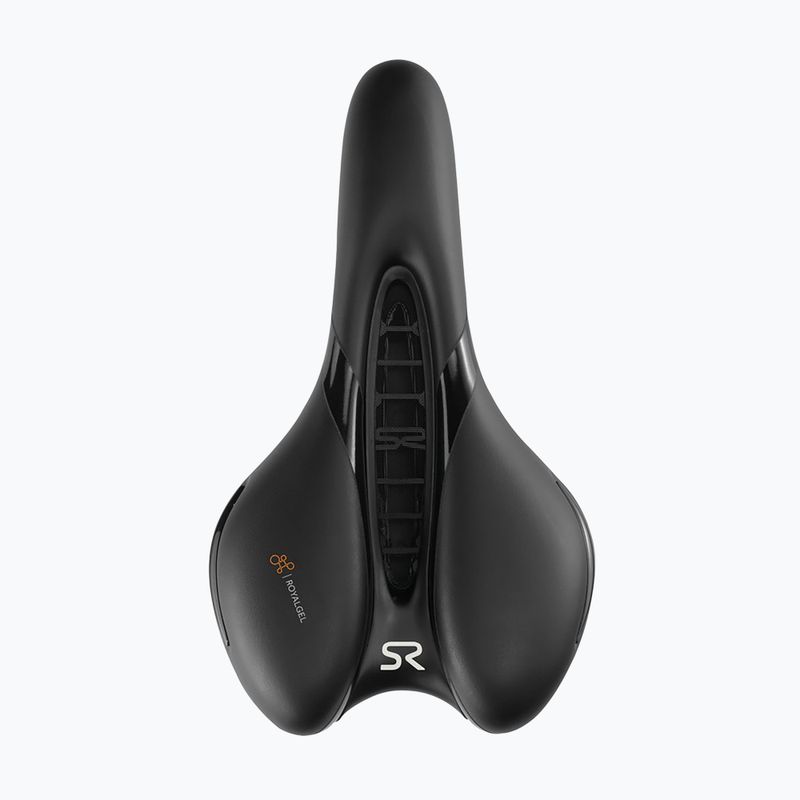 Сідло велосипедне Selle Royal Respiro Soft Athletic Straciatella 45St. black 2
