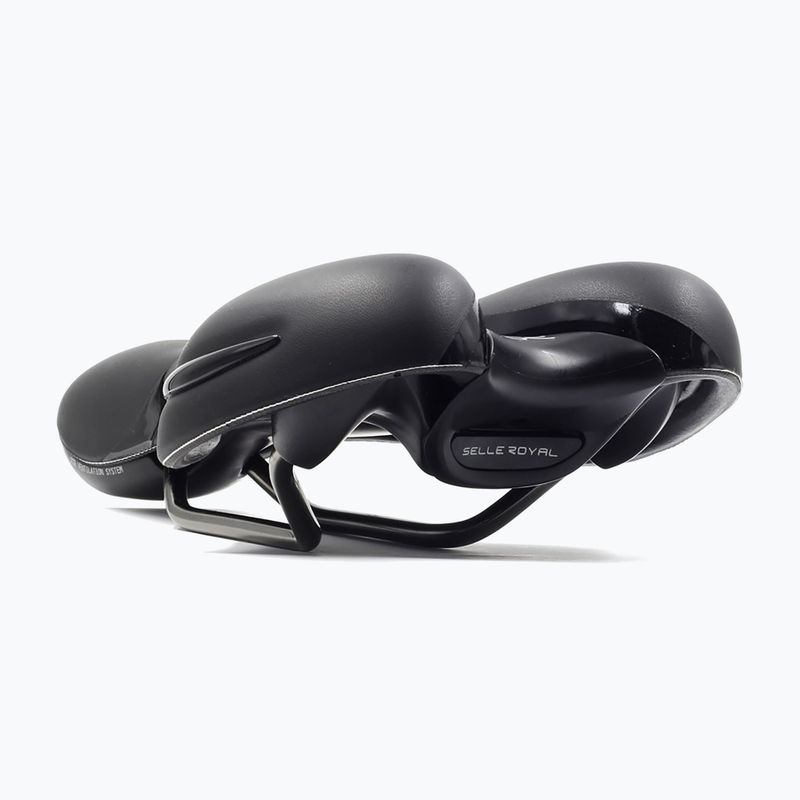 Сідло велосипедне Selle Royal Respiro Soft Athletic Straciatella 45St. black 7