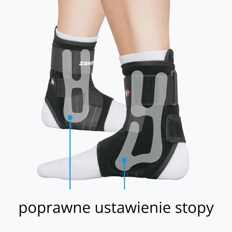 Стабілізатор щиколотки Zamst A1 Ankle Left чорний 470811 7