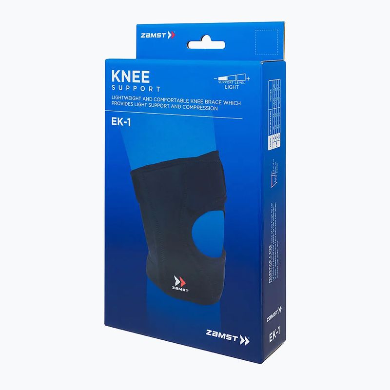 Стабілізатор колінного суглоба Zamst EK-1 чорний 471801 7