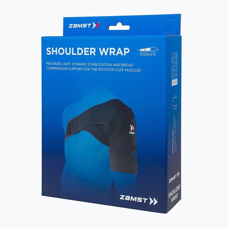 Стабілізатор плеча Zamst Shoulder Wrap чорний 5