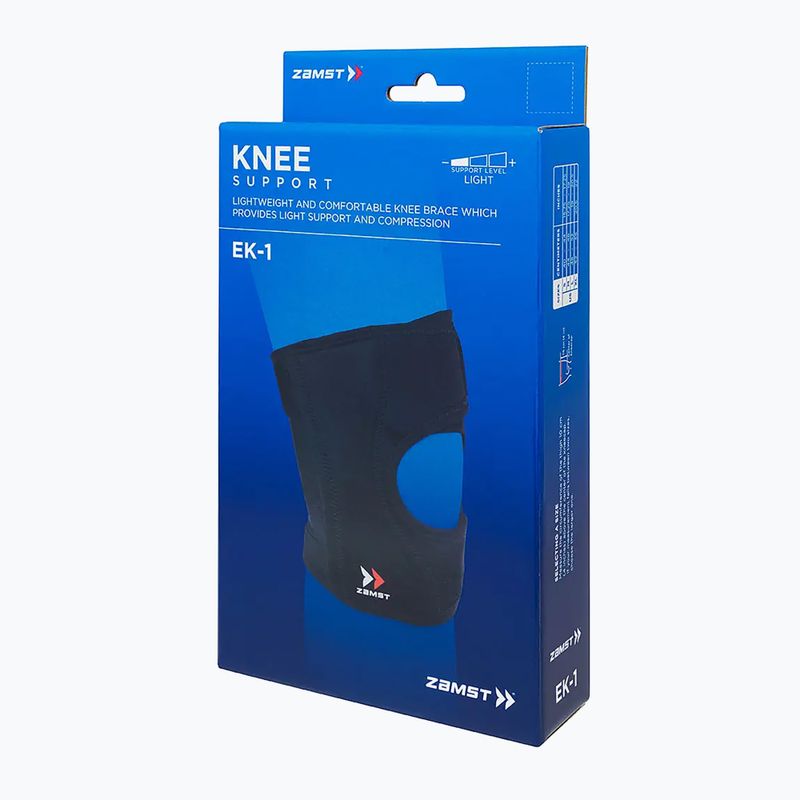 Стабілізатор колінного суглоба Zamst EK-1 чорний 671801 6
