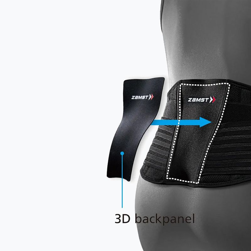 Стабілізатор спини Zamst ZW-7 чорний 8