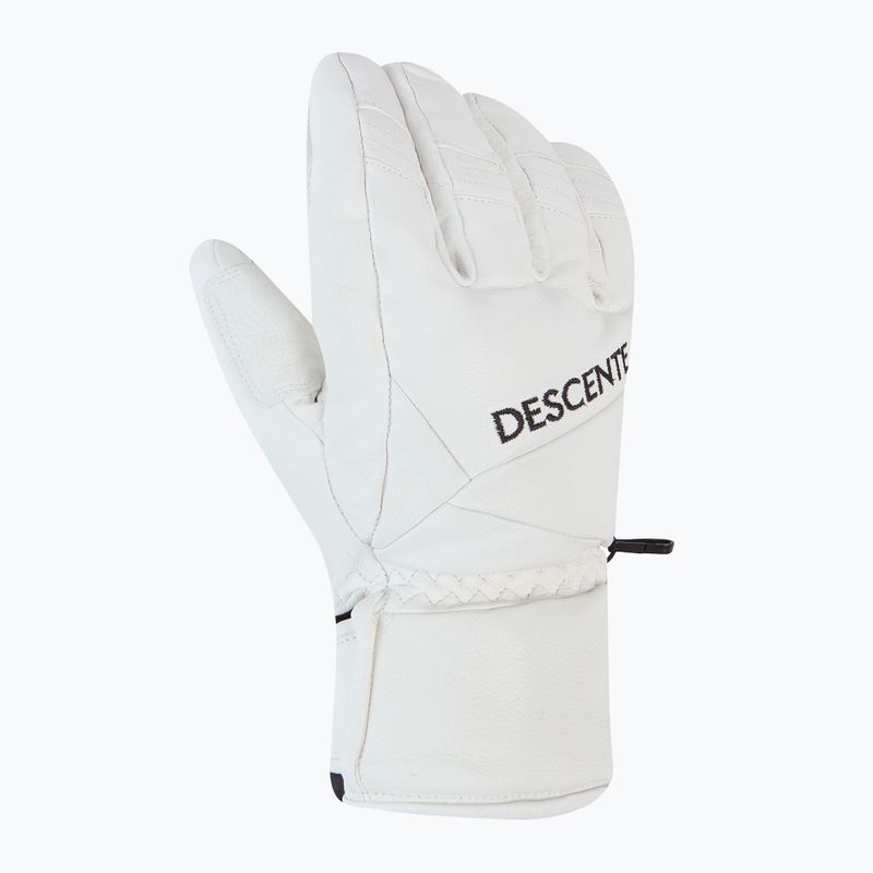 Рукавиці гірськолижні чоловічі Descente 5 Finger Leather white