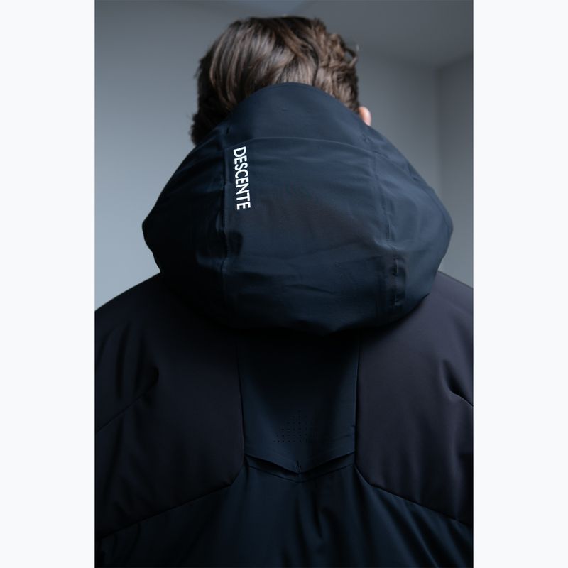 Куртка гірськолижна чоловіча Descente Hybrid Down black/ electric red 5