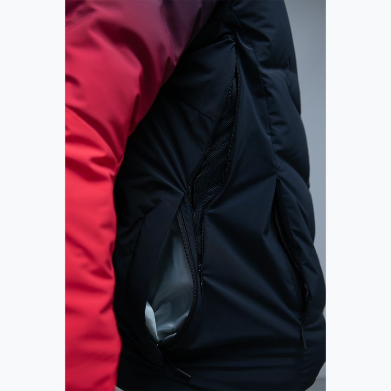 Куртка гірськолижна чоловіча Descente Hybrid Down black/ electric red 8