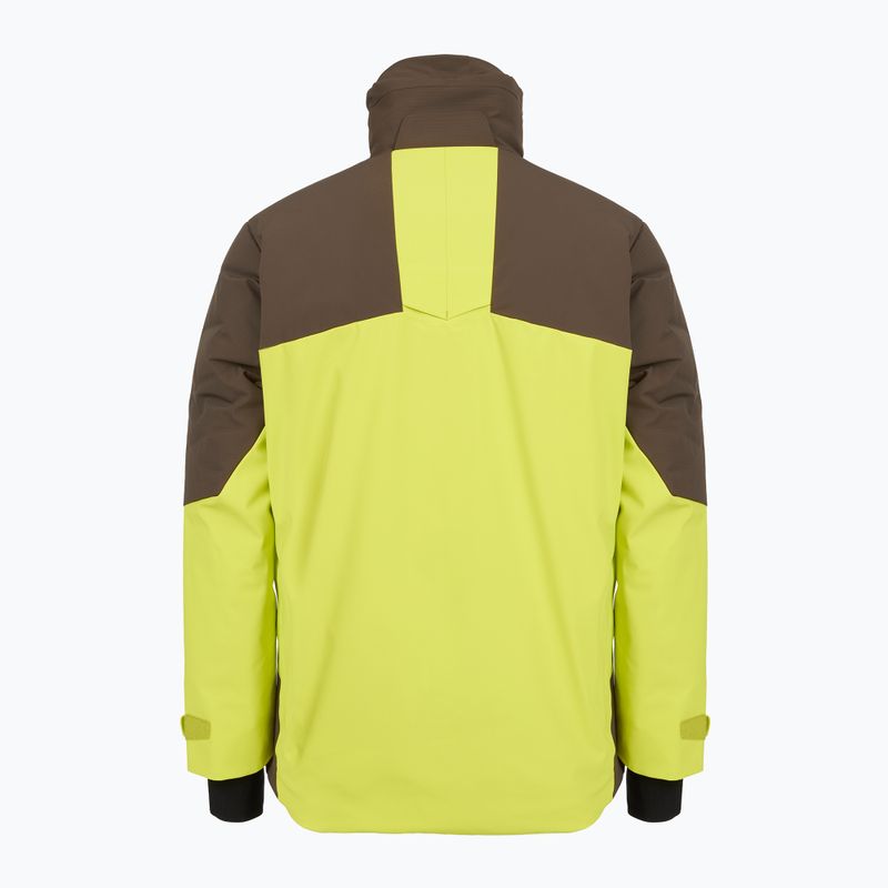 Куртка гірськолижна чоловіча Descente Hybrid Rip Down giant yellow 10