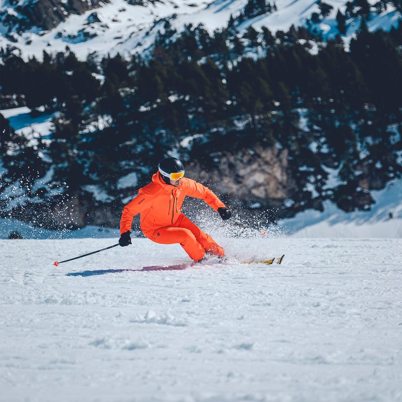 Чоловіча гірськолижна куртка Descente Straight Line mandarin orange 2