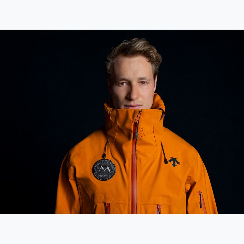 Куртка лижна чоловіча Descente Marco Odermatt Shell ripen orange 5