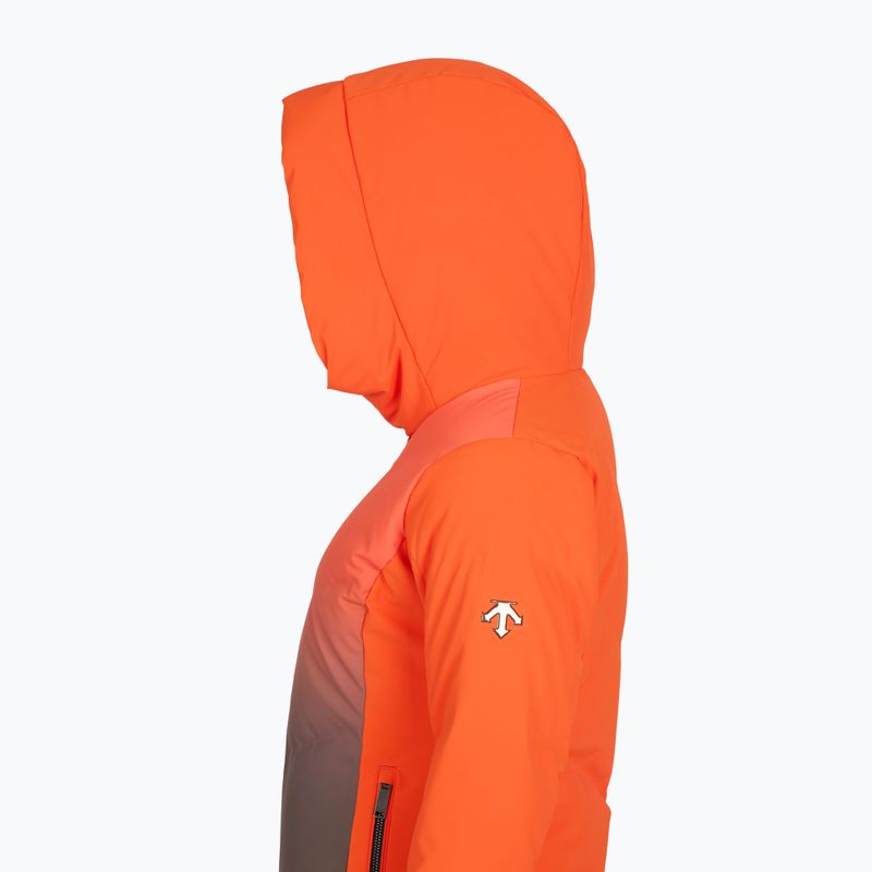 Куртка лижна жіноча Descente Gradation Down mandarin orange 3