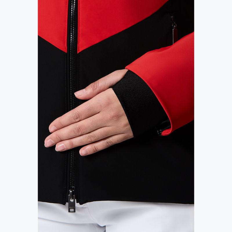 Куртка лижна жіноча Descente Shoulder Shirring electric red 6