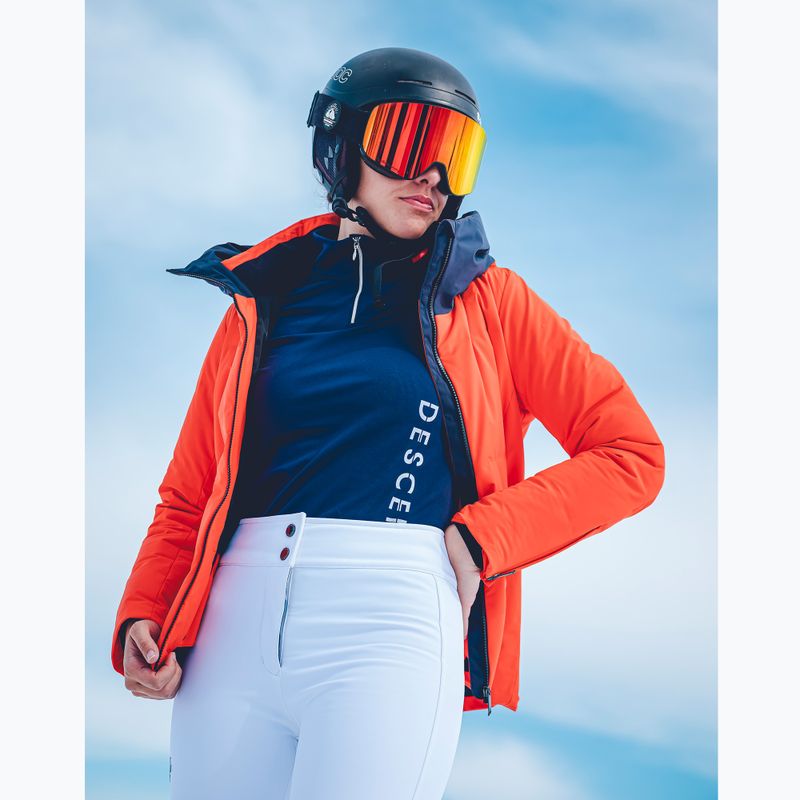 Куртка лижна жіноча Descente Janie mandarin orange 3