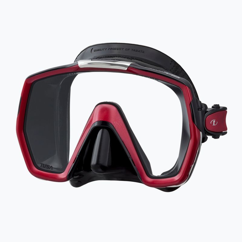 Маска для дайвінгу TUSA Freedom Hd Mask чорно-червона M-1001 5