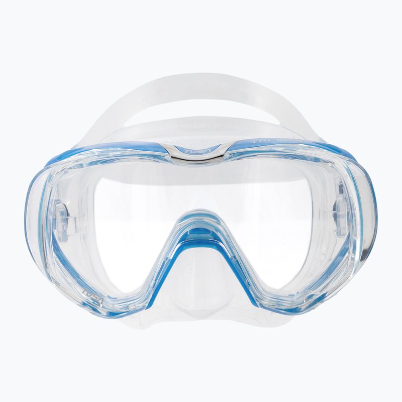 Маска для дайвінгу TUSA Tri-Quest Fd  Blue and Clear M-3001 2