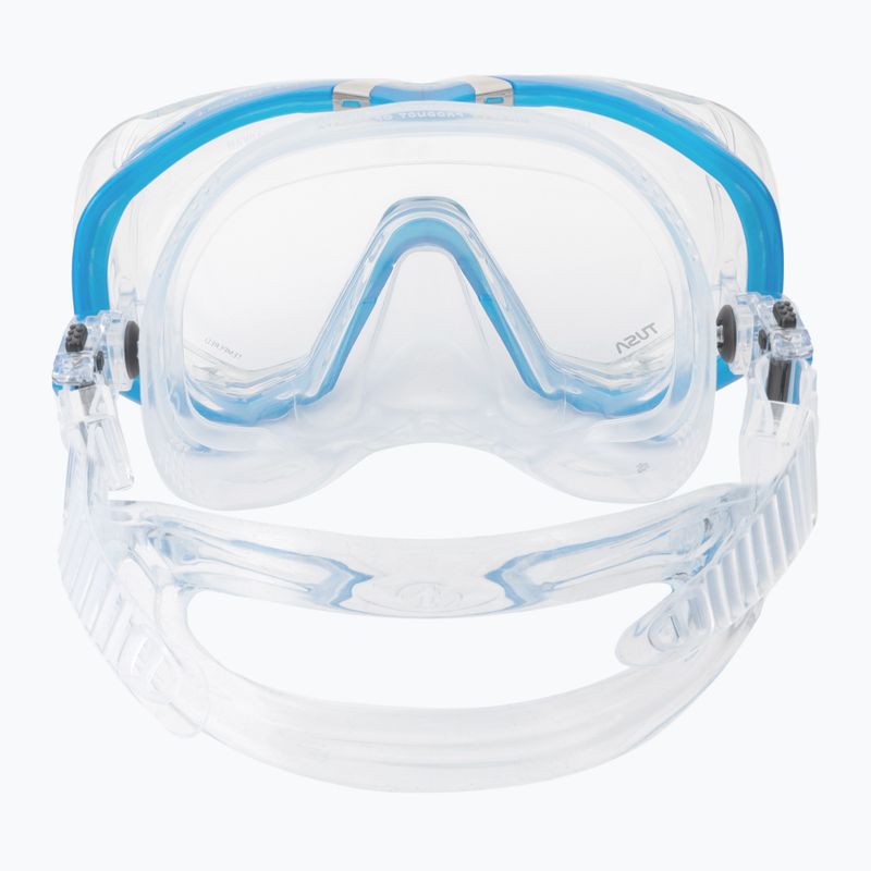 Маска для дайвінгу TUSA Tri-Quest Fd  Blue and Clear M-3001 5