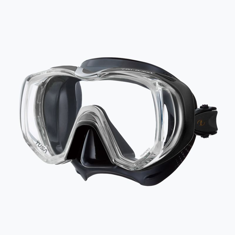 Маска для дайвінгу  TUSA Tri-Quest Fd чорна M-3001