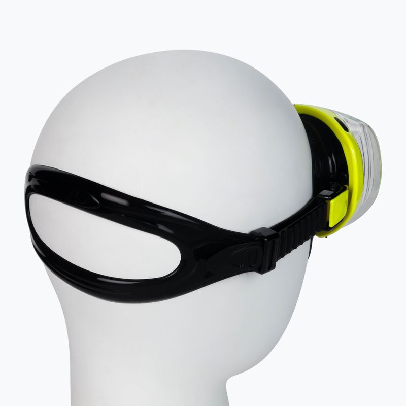 Маска для дайвінгу  TUSA Tri-Quest Fd Mask чорно-жовта M-3001 3