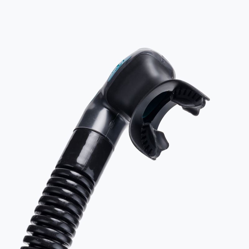 Трубка для дайвінгу TUSA Hyperdry Elite 2 Snorkel чорно-синя SP-0101 3