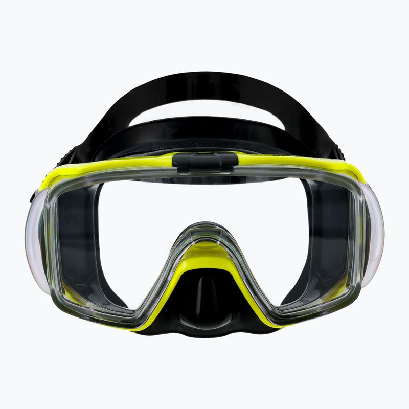 Маска для дайвінгу TUSA Sportmask чорно-жовта UM-31QB FY 2