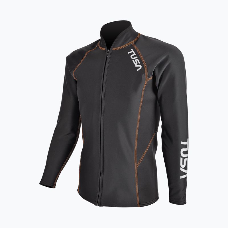 Лонгслів для плавання чоловічий TUSA Rashguard Thermal black