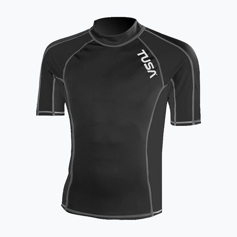 Футболка для плавання чоловіча TUSA Black rashguard